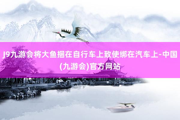 J9九游会将大鱼捆在自行车上致使绑在汽车上-中国(九游会)官方网站