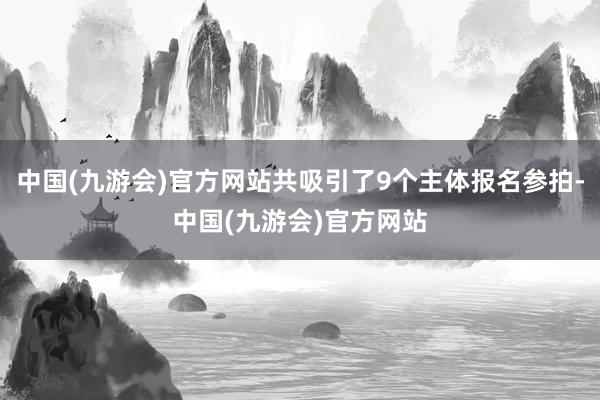 中国(九游会)官方网站共吸引了9个主体报名参拍-中国(九游会)官方网站